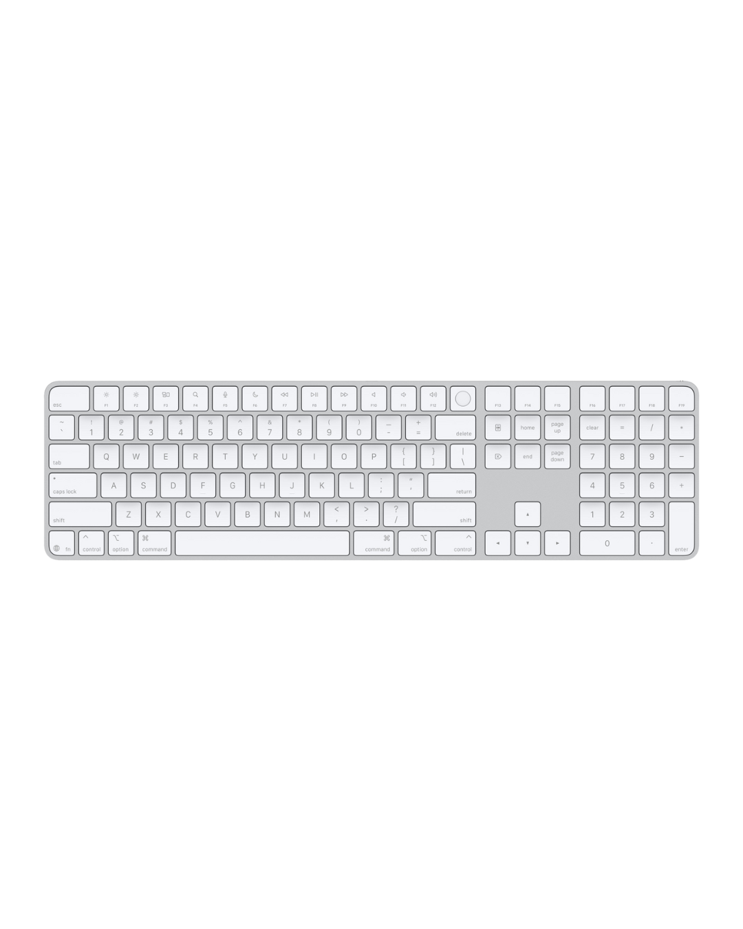 Magic Keyboard with Touch ID and Numeric Keypad